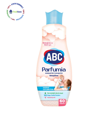 ABC Parfumia Sensitive концентриран омекотител 60 пр./ 1440 мл.
