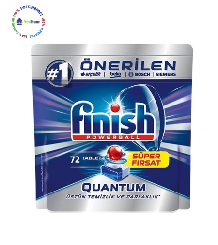 Finish Quantum powerboll all in one 72 таблетки за съдомиялна
