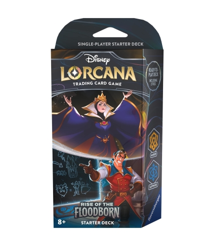 Disney Lorcana TCG: Стартово тесте за игра - Rise of the Floodborn The Queen & Gaston