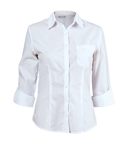 CAMISA WHITE Дамска риза 3/4 ръкав