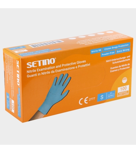 SETINO NITRILE BLUE 9N Еднократни ръкавици от нитрил