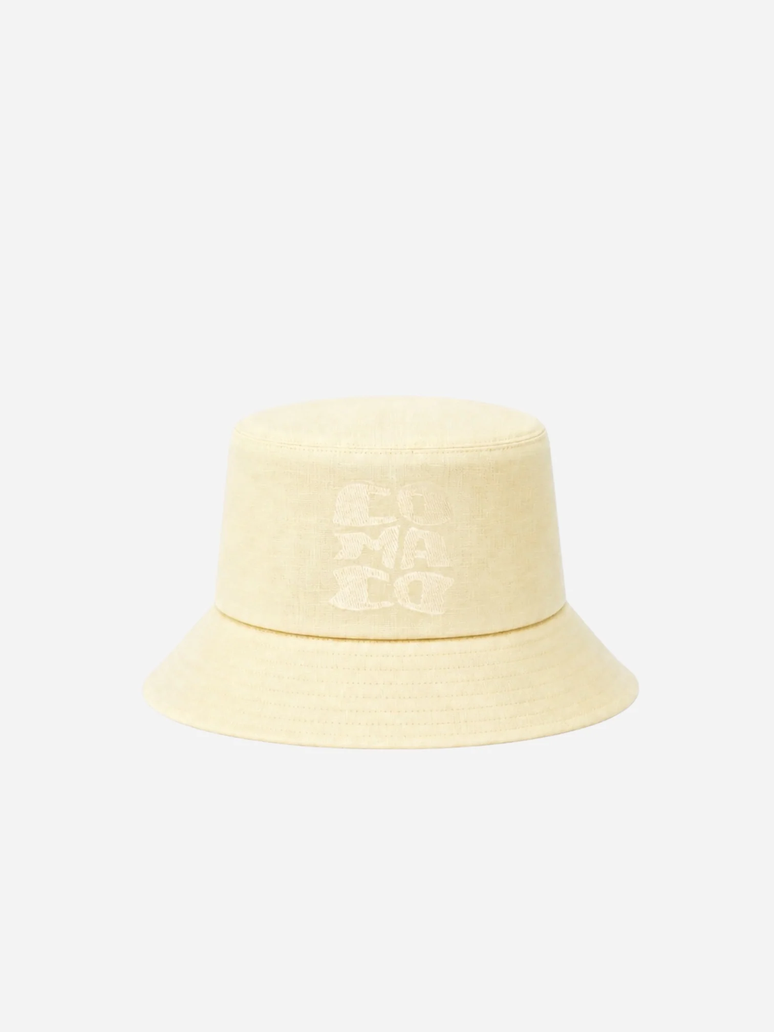 COMA CO | BUCKET HAT | LINEN BUTTER YELLOW