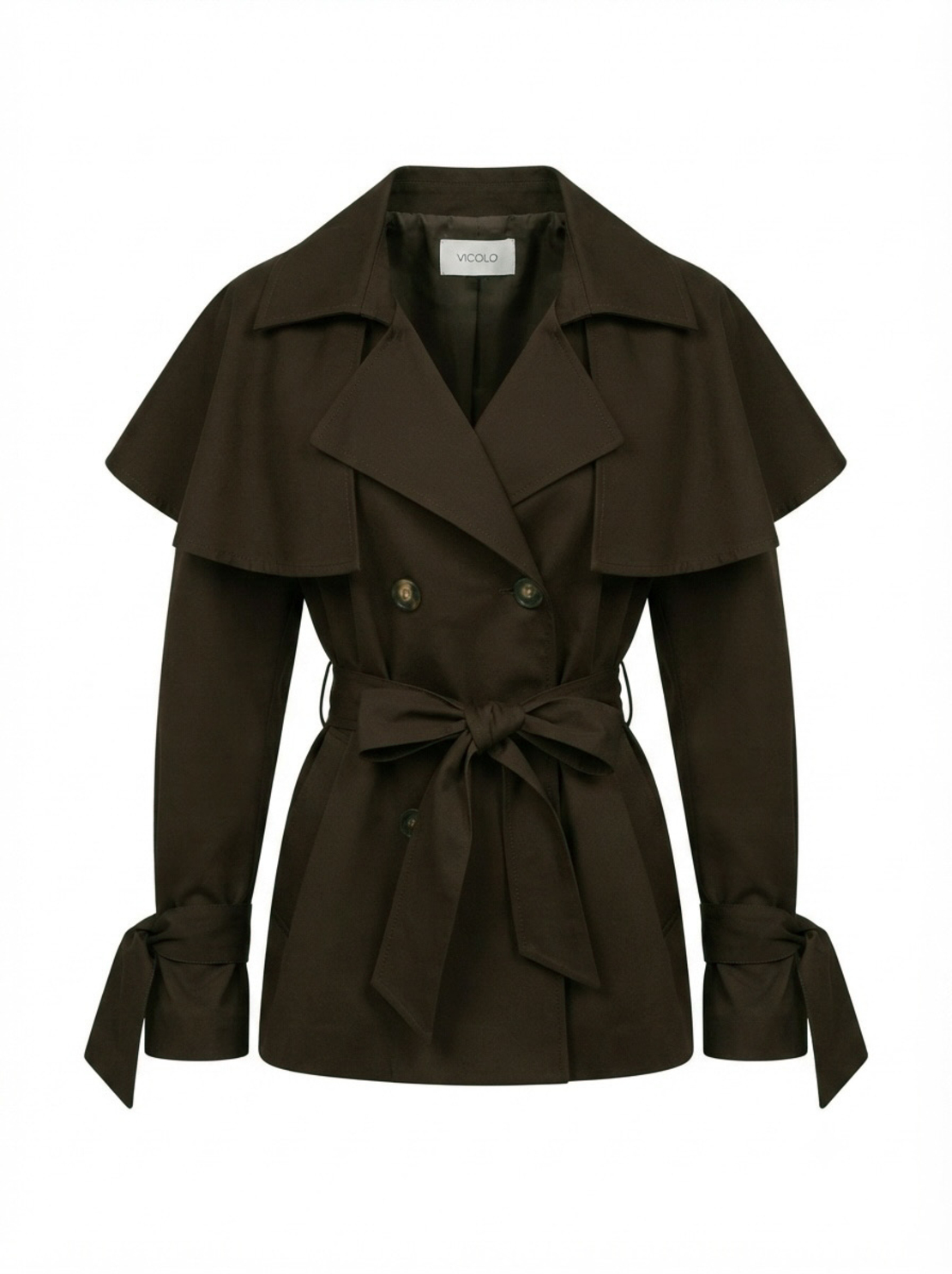 VICOLO TRENCH IN DARK GREEN