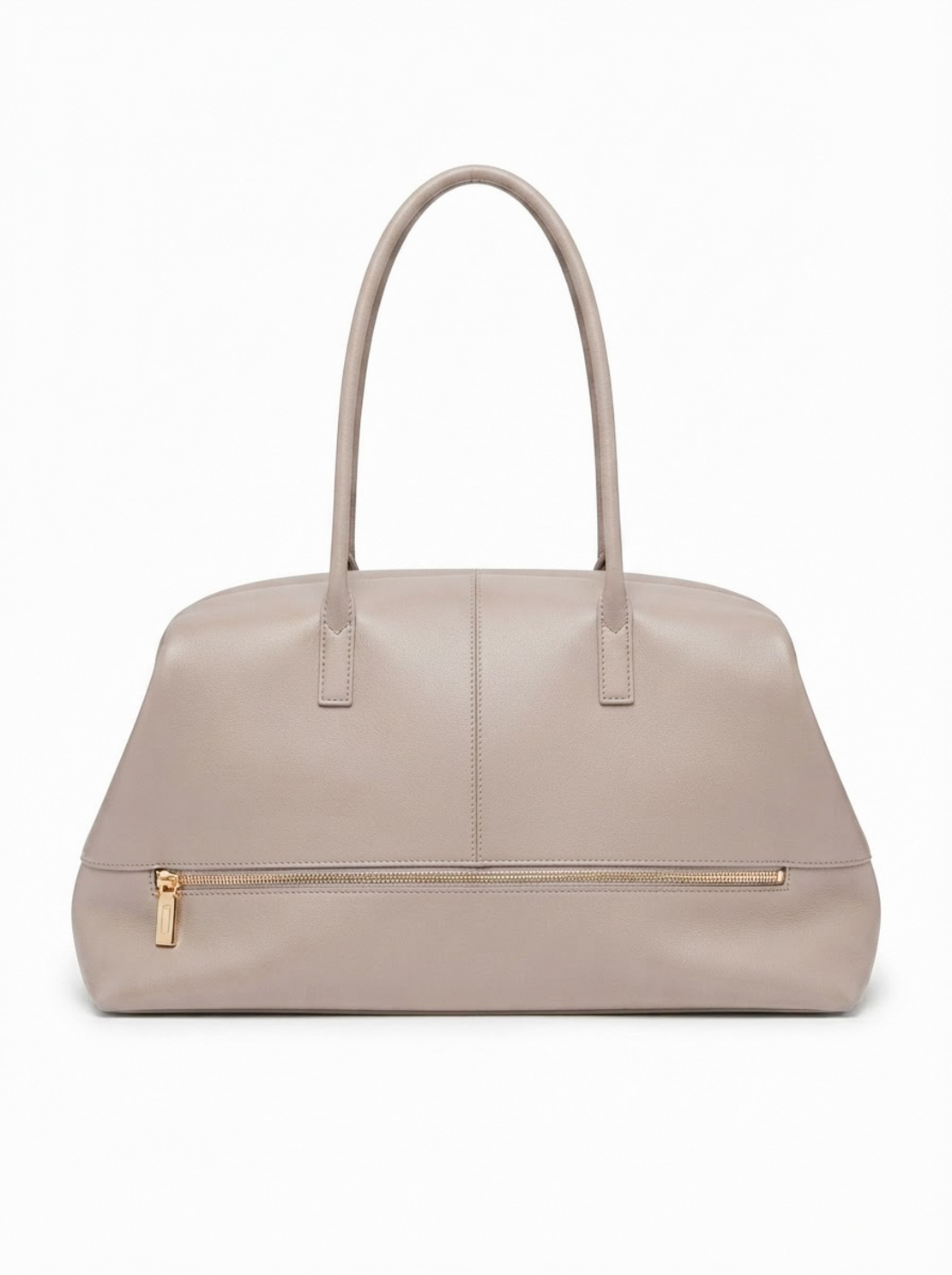 SOFT STRUCTURED BAG IN TAUPE