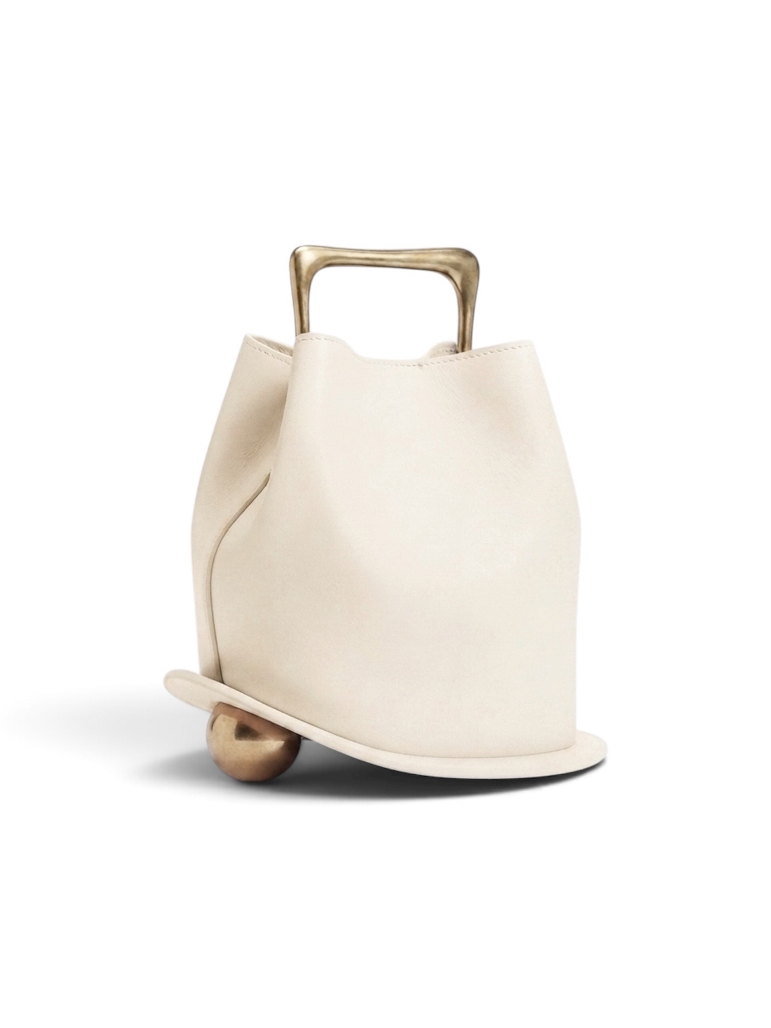 ARIA BUCKET BAG IN WHITE