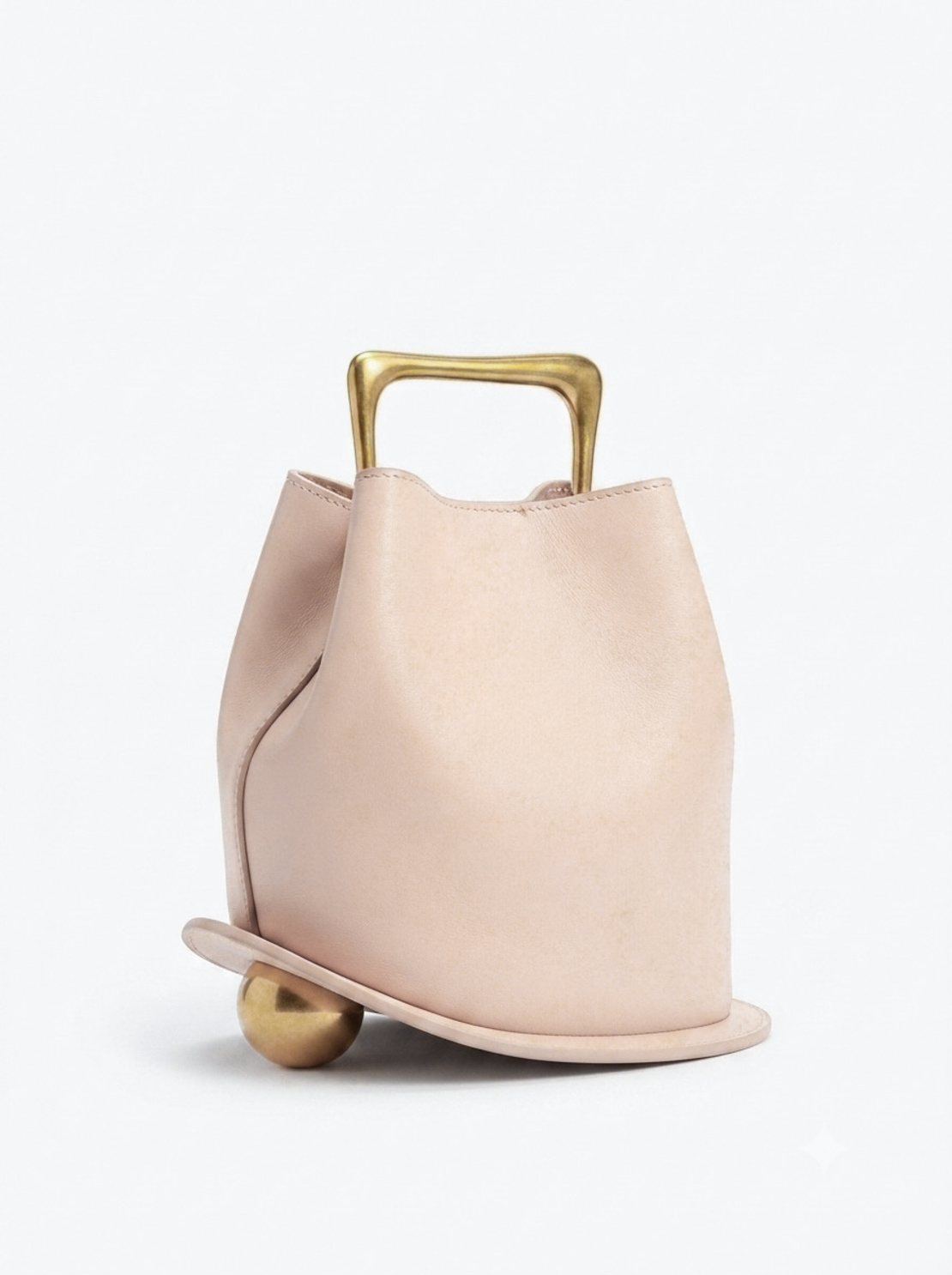 ARIA BUCKET BAG IN PINK BLUSH