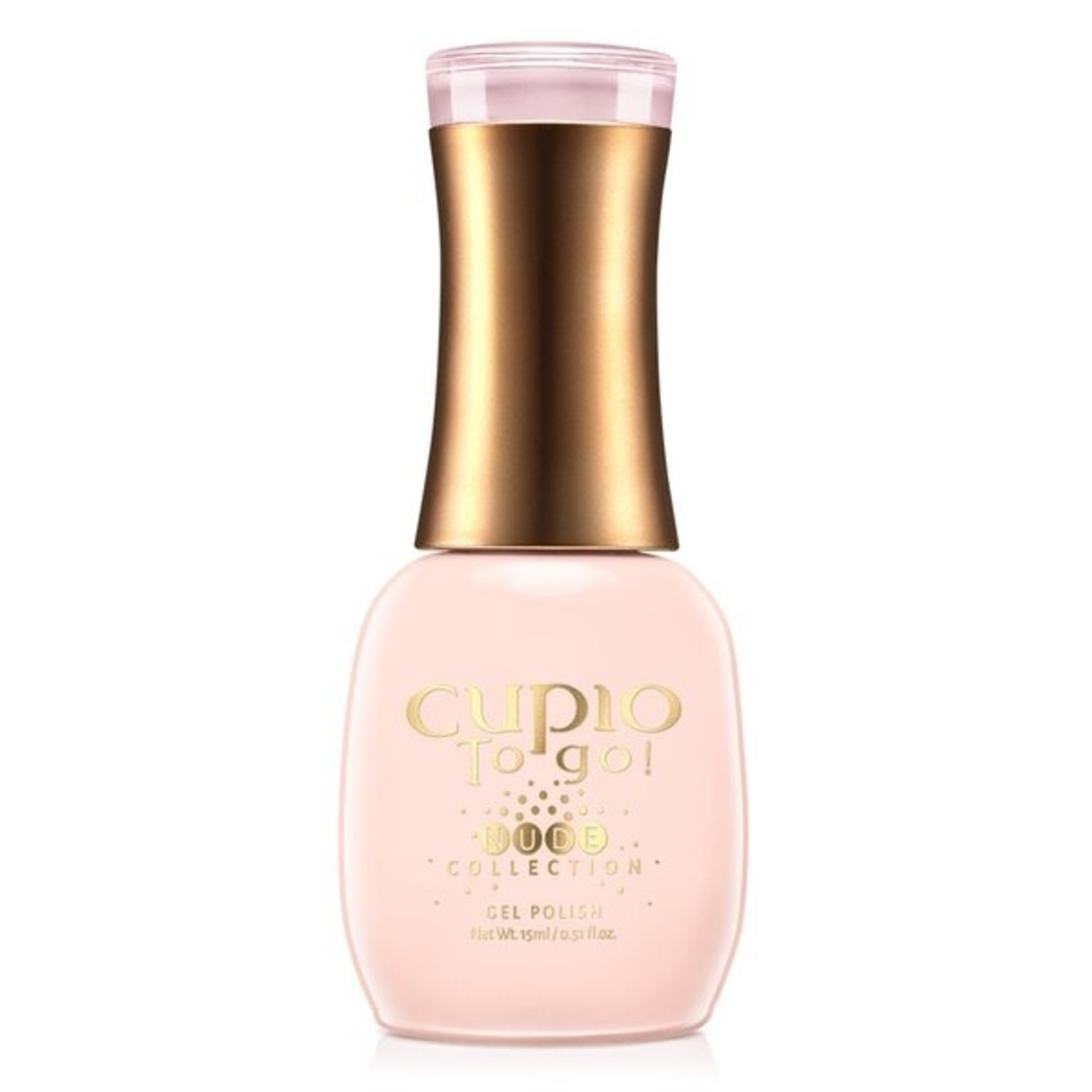 Полуперманентен лак за нокти Cupio To Go! Nude Collection - Nudissimo 15мл