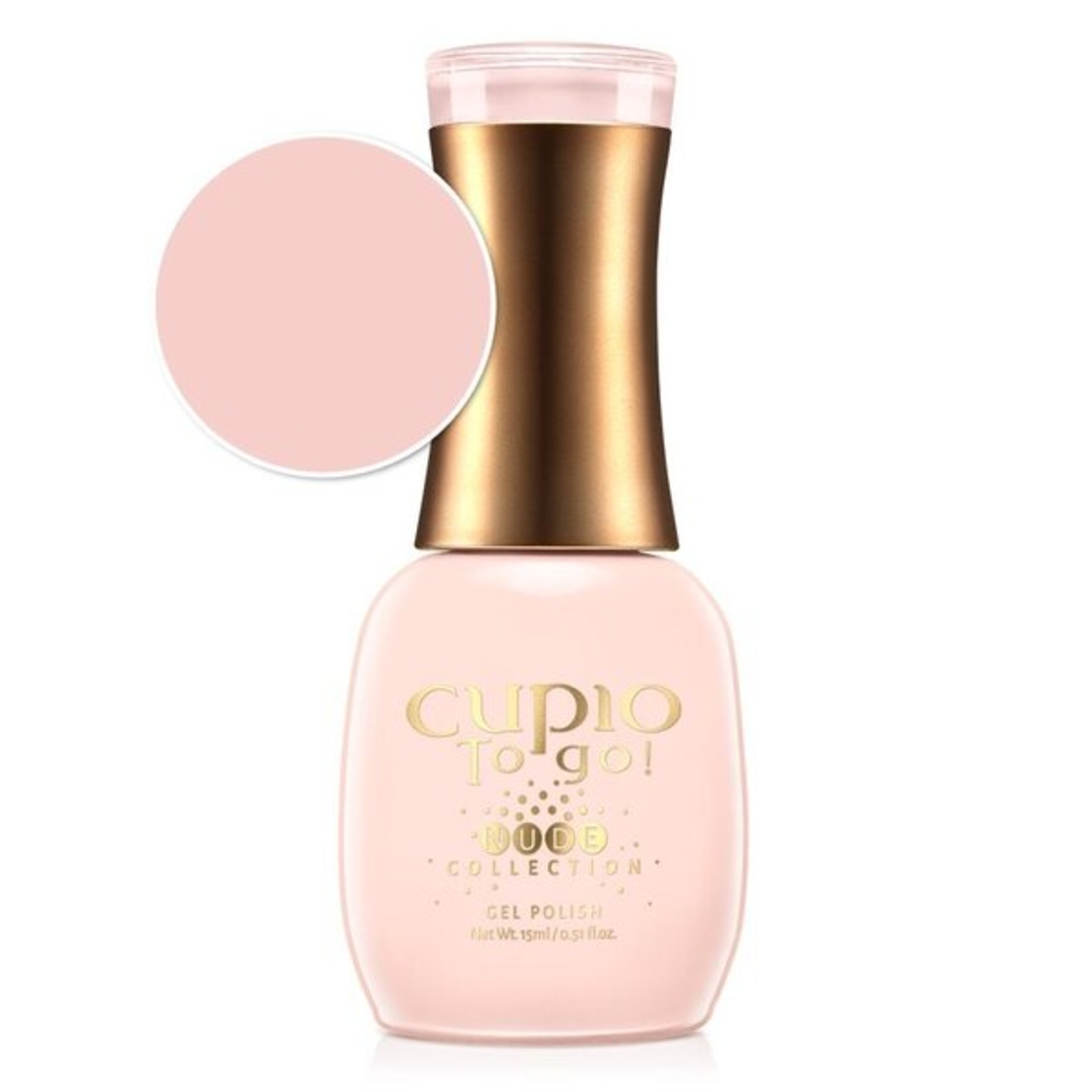 Полуперманентен лак за нокти Cupio To Go! Nude Collection - Aether Skin 15ml