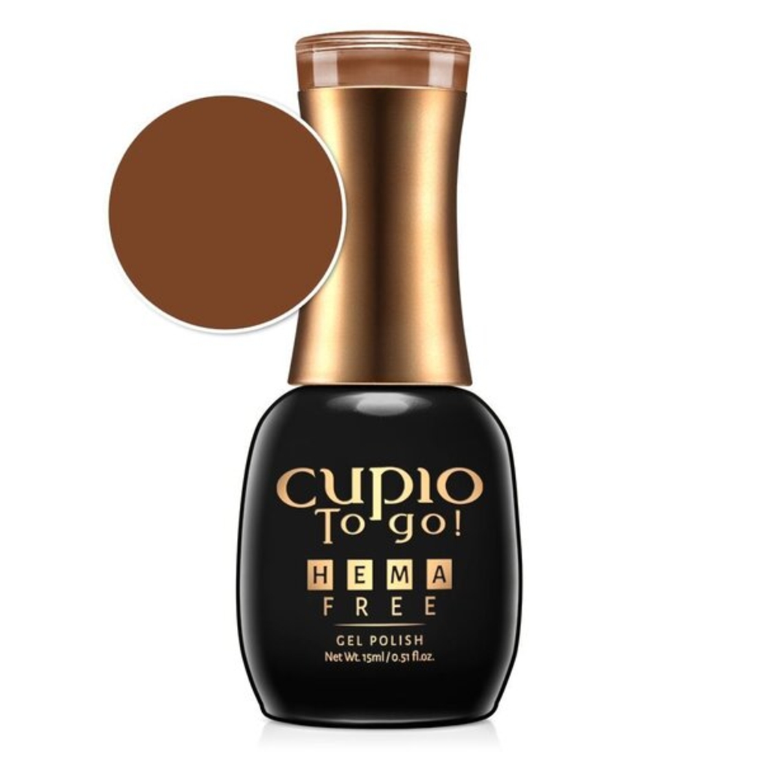 Полуперманентен лак за нокти Cupio To Go! Hema Free - Nature Kiss 15ml