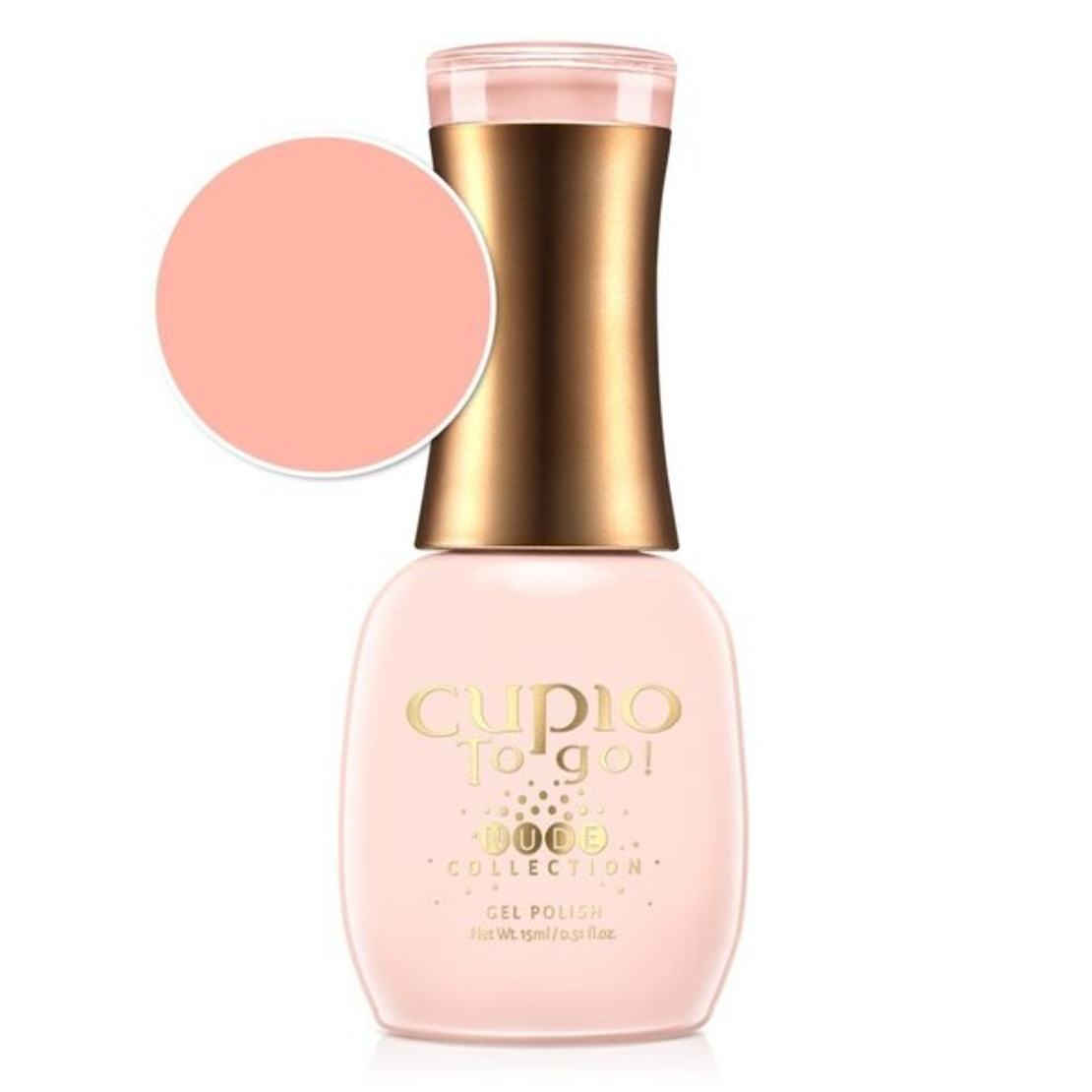 Полуперманентен лак за нокти Cupio To Go! Nude Collection - Coffee Time 15ml