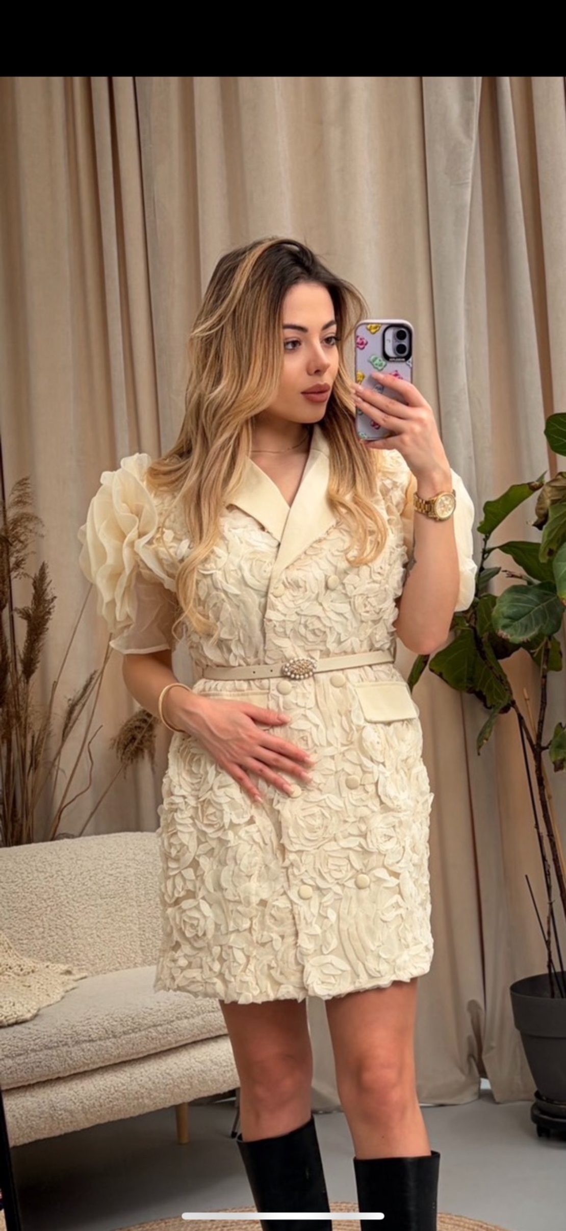 Дамска рокля Floral Elegance