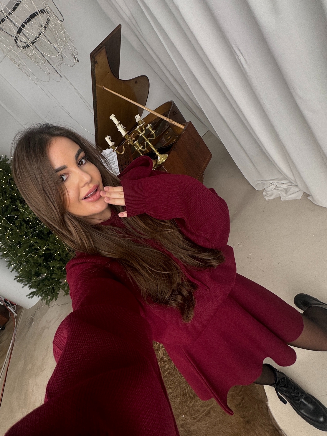 Дамски комплект Urban Cozy-малина