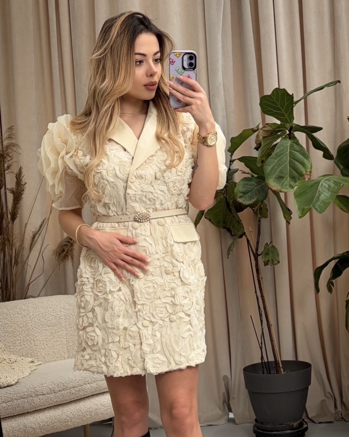 Дамска рокля Floral Elegance