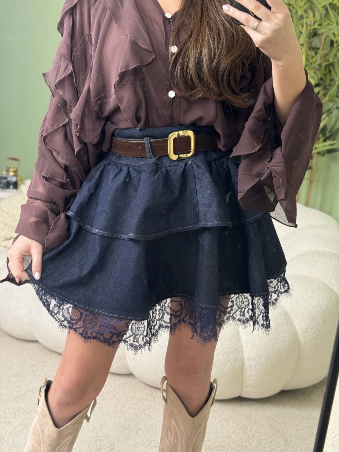 Дамска пола Lace Charm