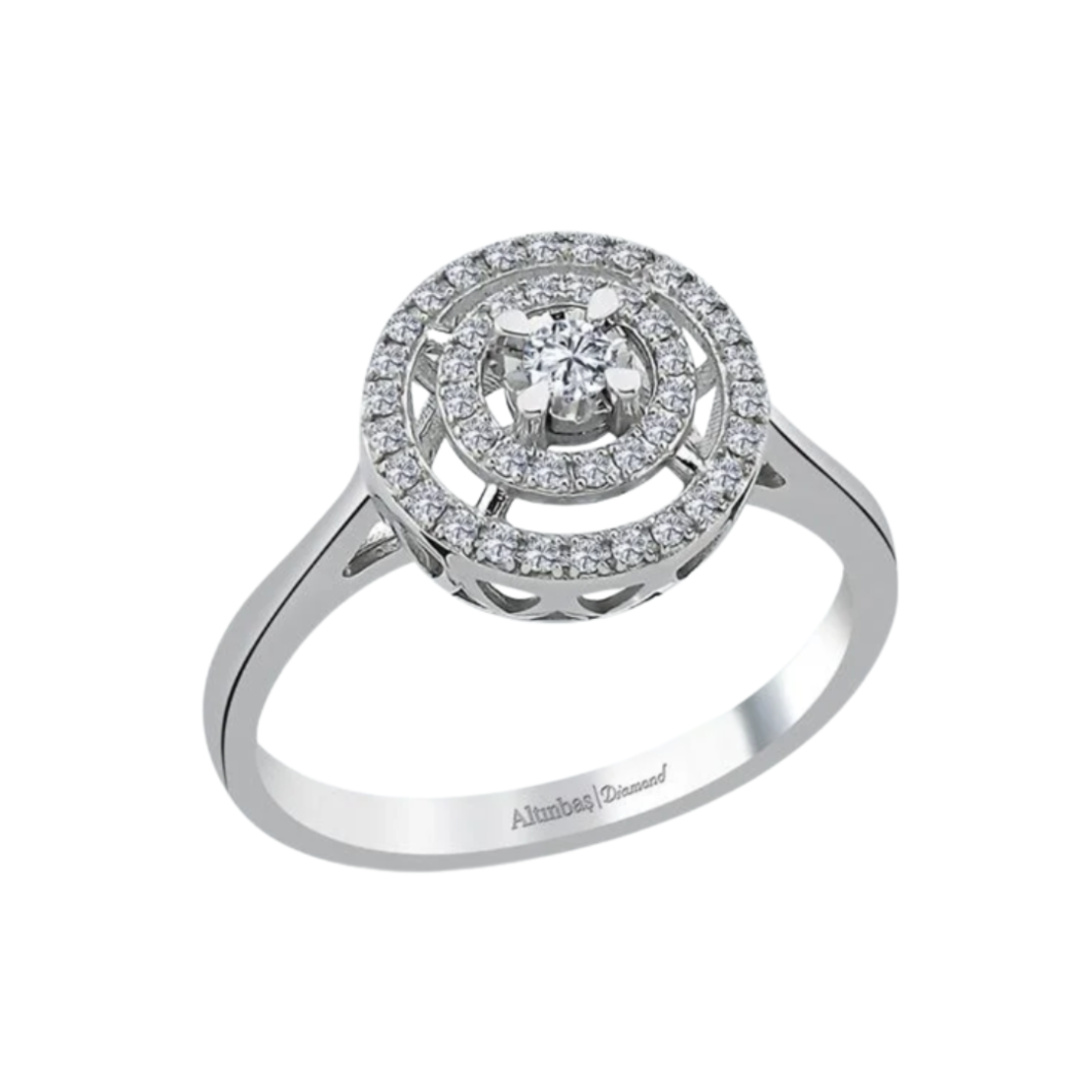 0.21 ct Diamond Encrusted Ring
