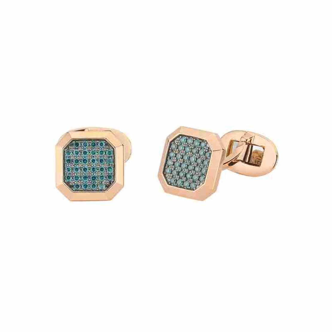 Cufflinks with diamonds 0.60 ct