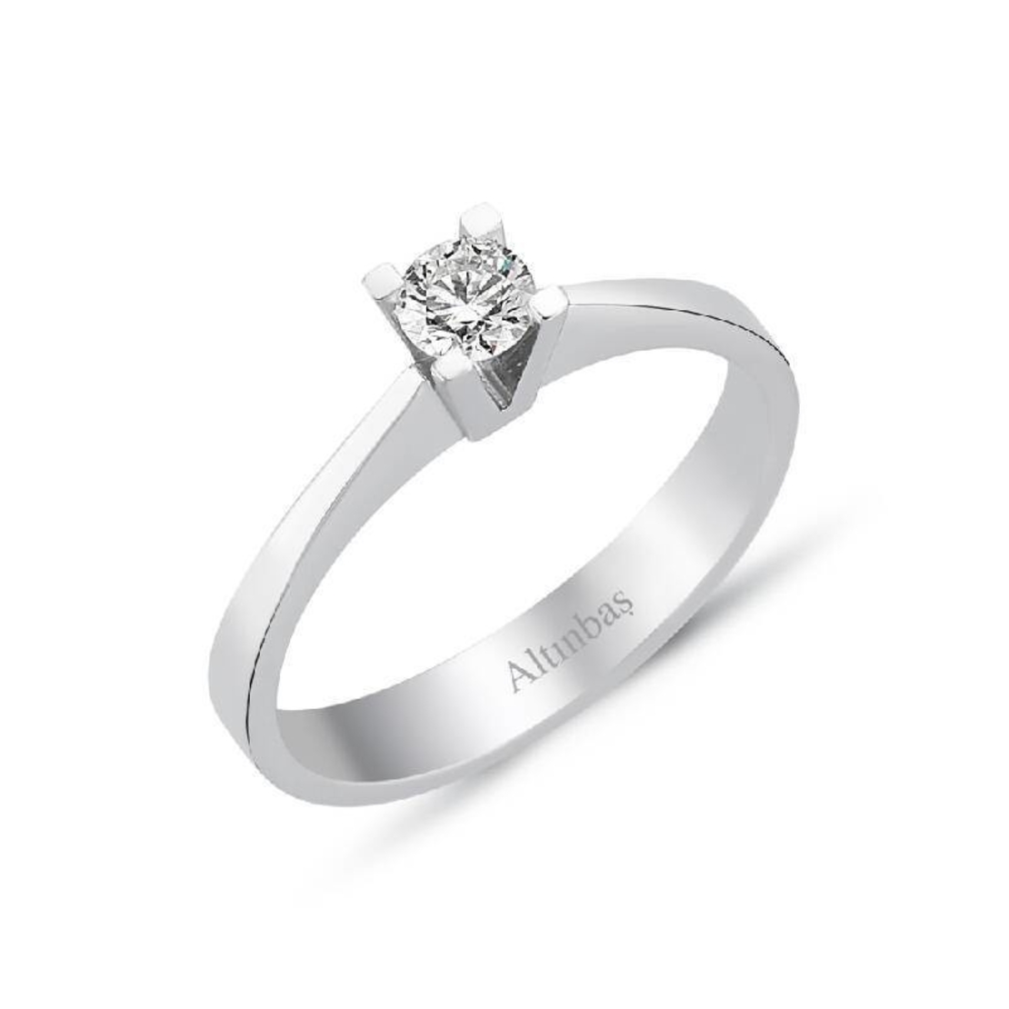 0.41 k Round Diamond engagement ring