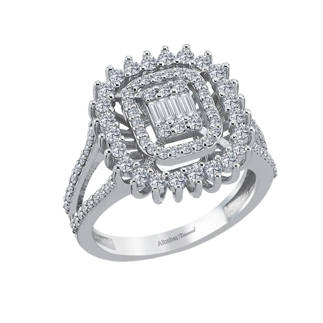 1.01 к Пръстен с диаманти