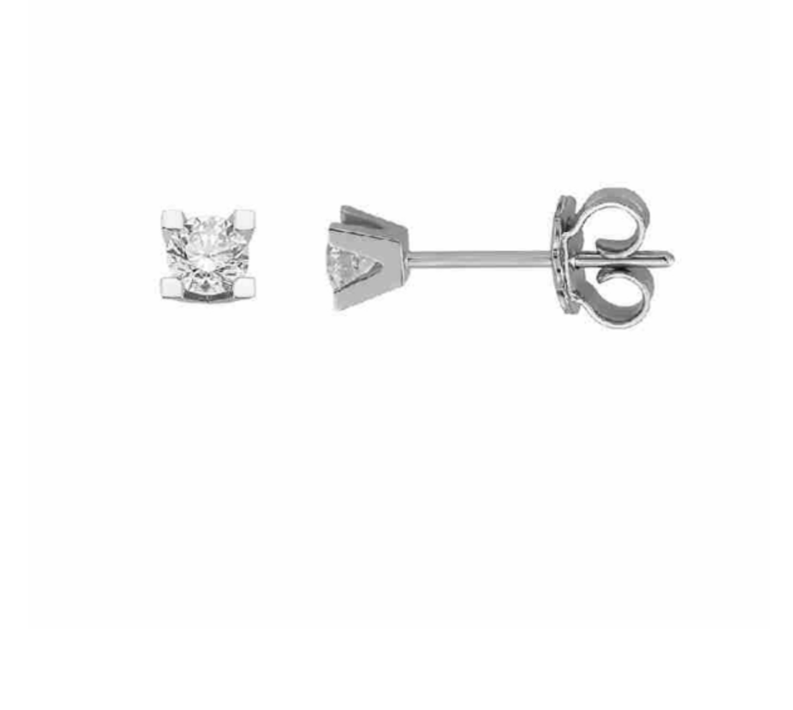 1.01 ct Classic diamond earrings