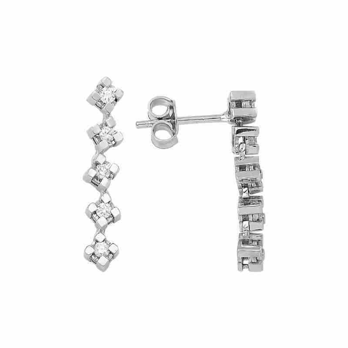0.25 k Серьги с бриллиантами