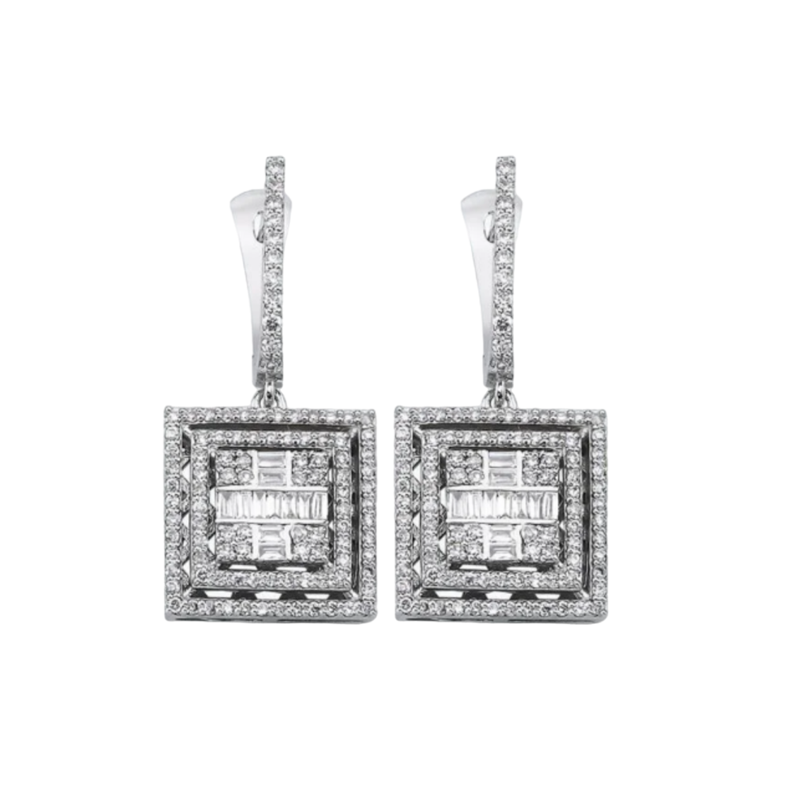 0.97 ct Diamond earrings