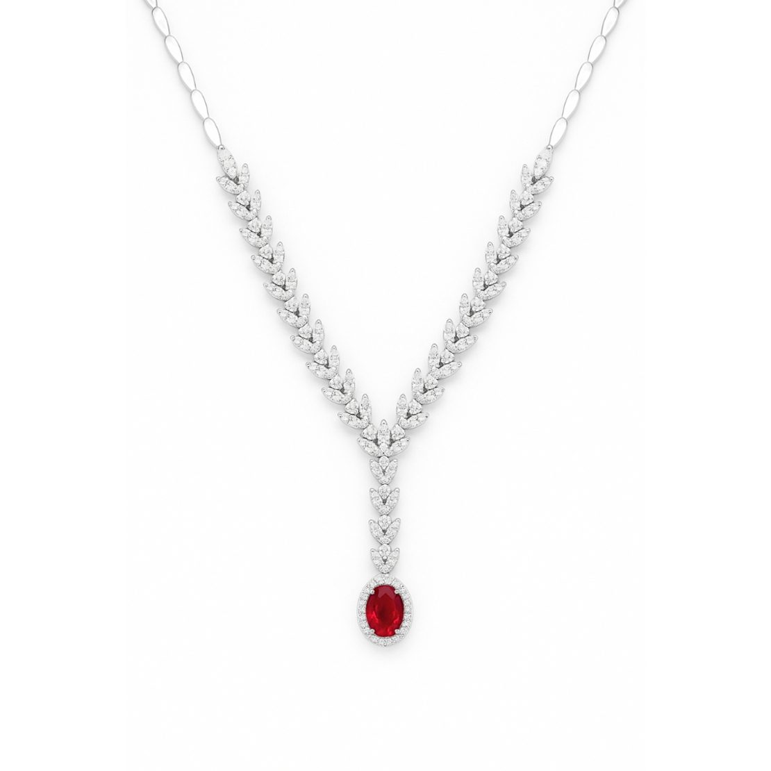 3.39 к Колие с диаманти и рубин