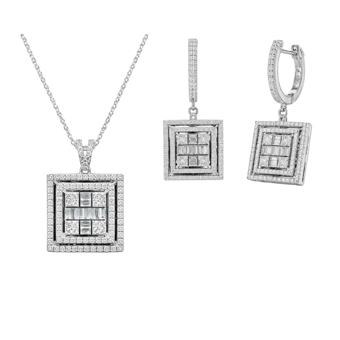 1.41 ct Set with diamonds