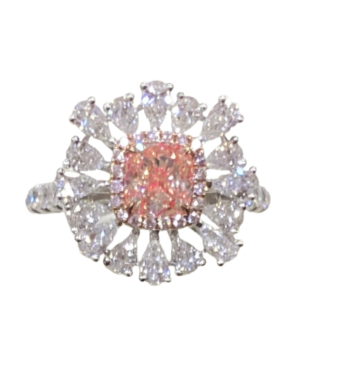 2.37 ct Pink diamond ring