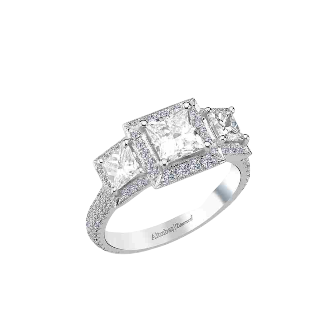 2.50 ct Investment princess cut diamond ring