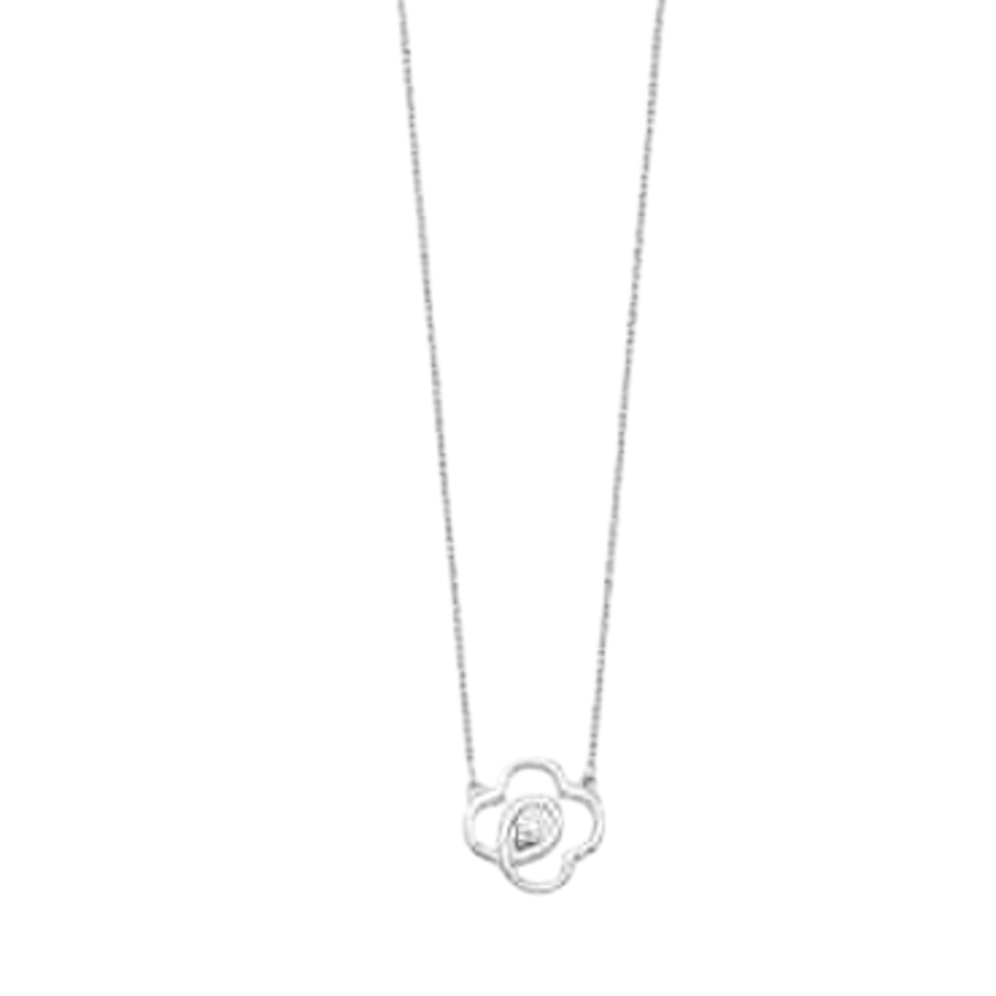 0.10 ct Clover diamond necklace