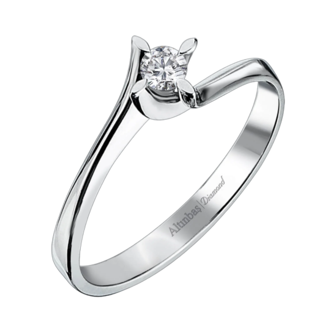 0.14 diamond engagement ring
