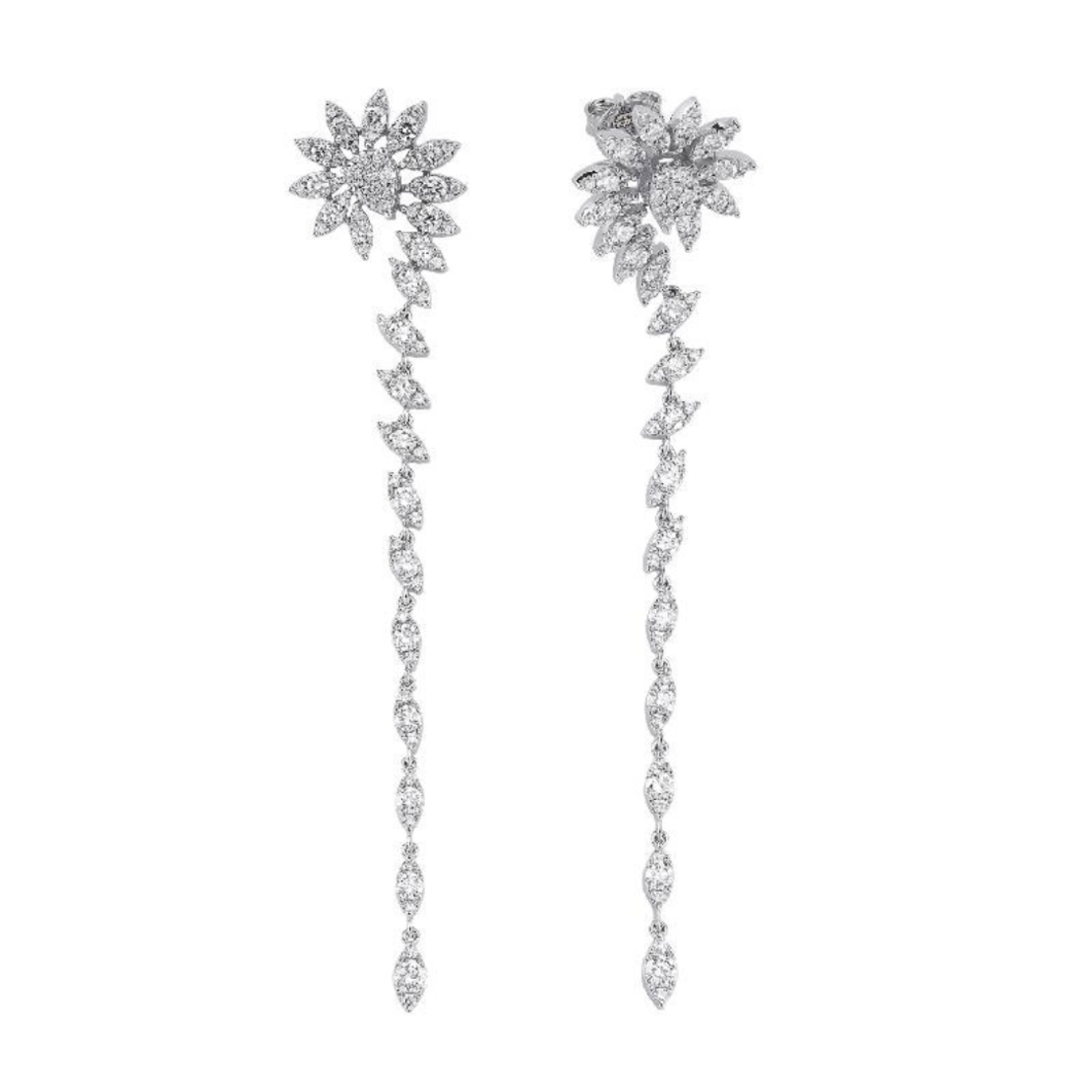 Серьги с бриллиантами 1.69 тыс. пробы