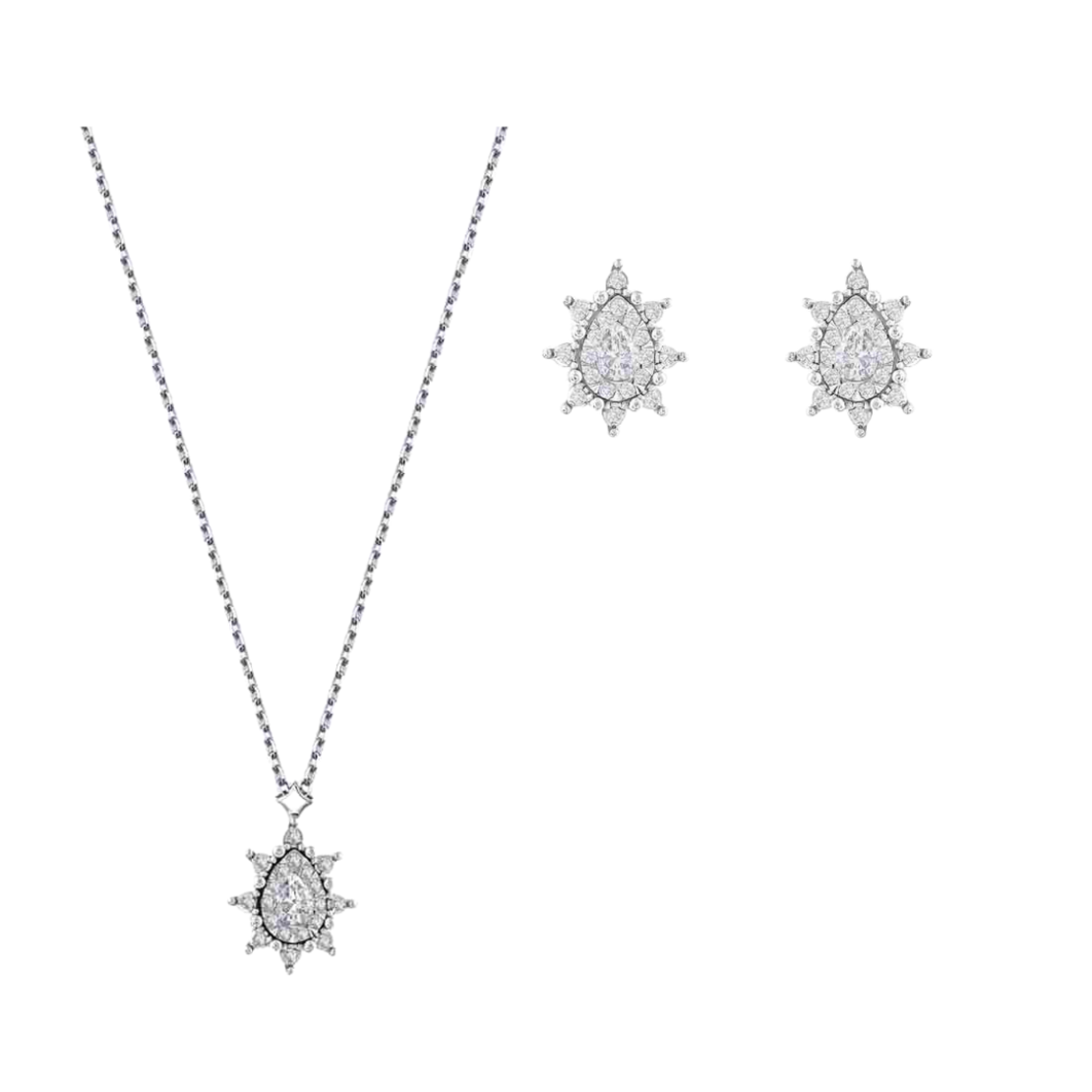 0.54 ct Set with diamonds