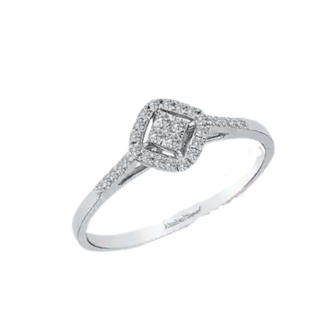 0.15 к Пръстен с диаманти