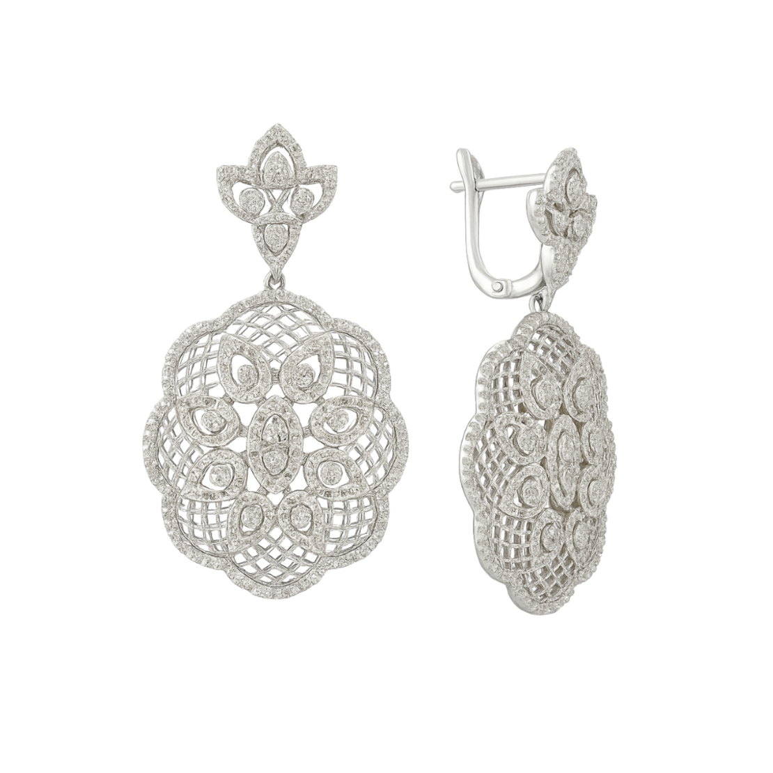 4.54 к Серьги с бриллиантами