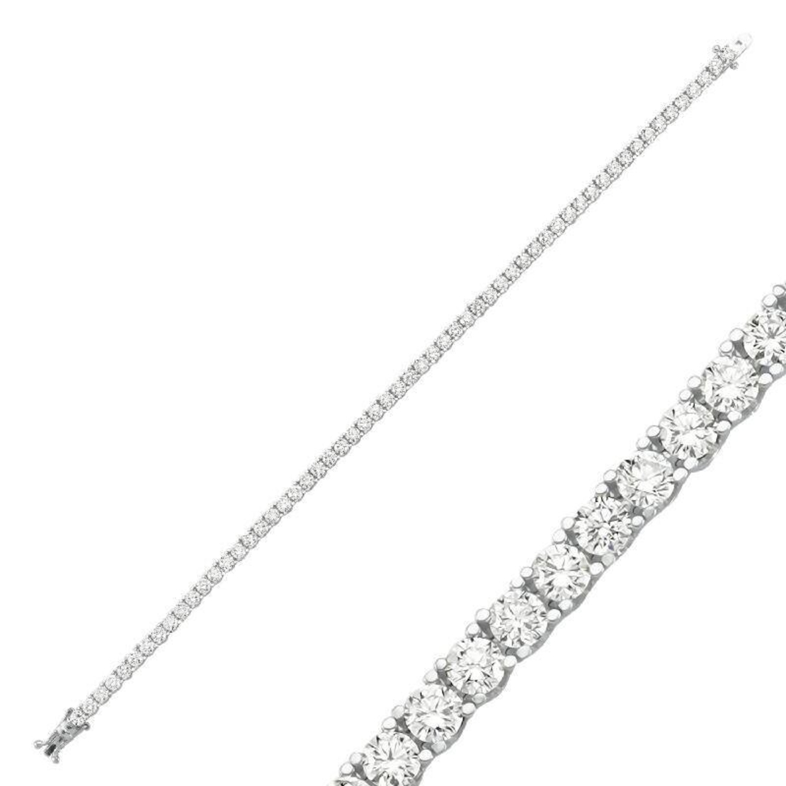 6.94 k Bracelet with diamonds