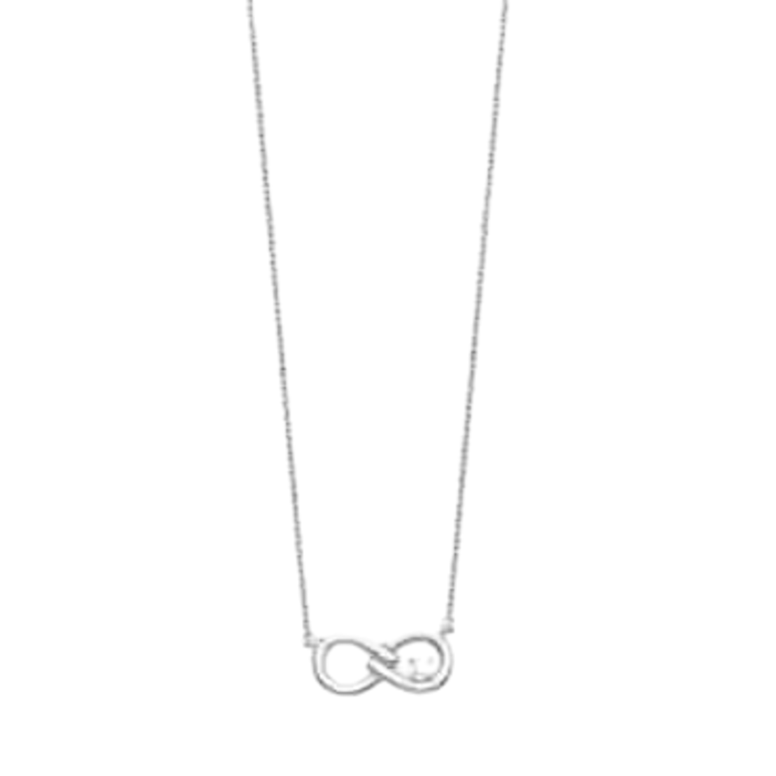 0.05 ct Infinity diamond necklace