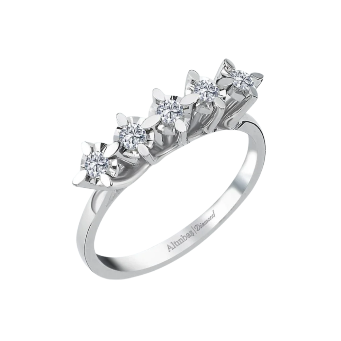 Кольцо с бриллиантом 0,21 карата