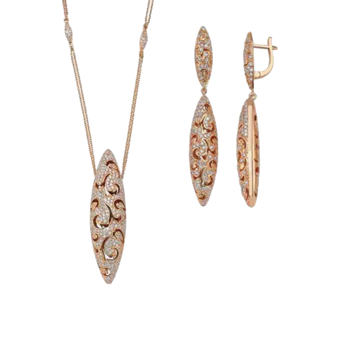 4.19 ct Set with diamonds