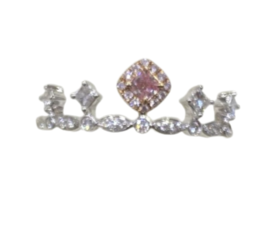 0.33 ct Pink diamond ring