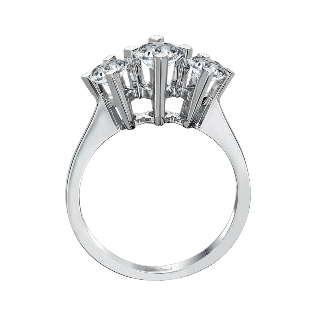 0.76 ct Tria diamond ring