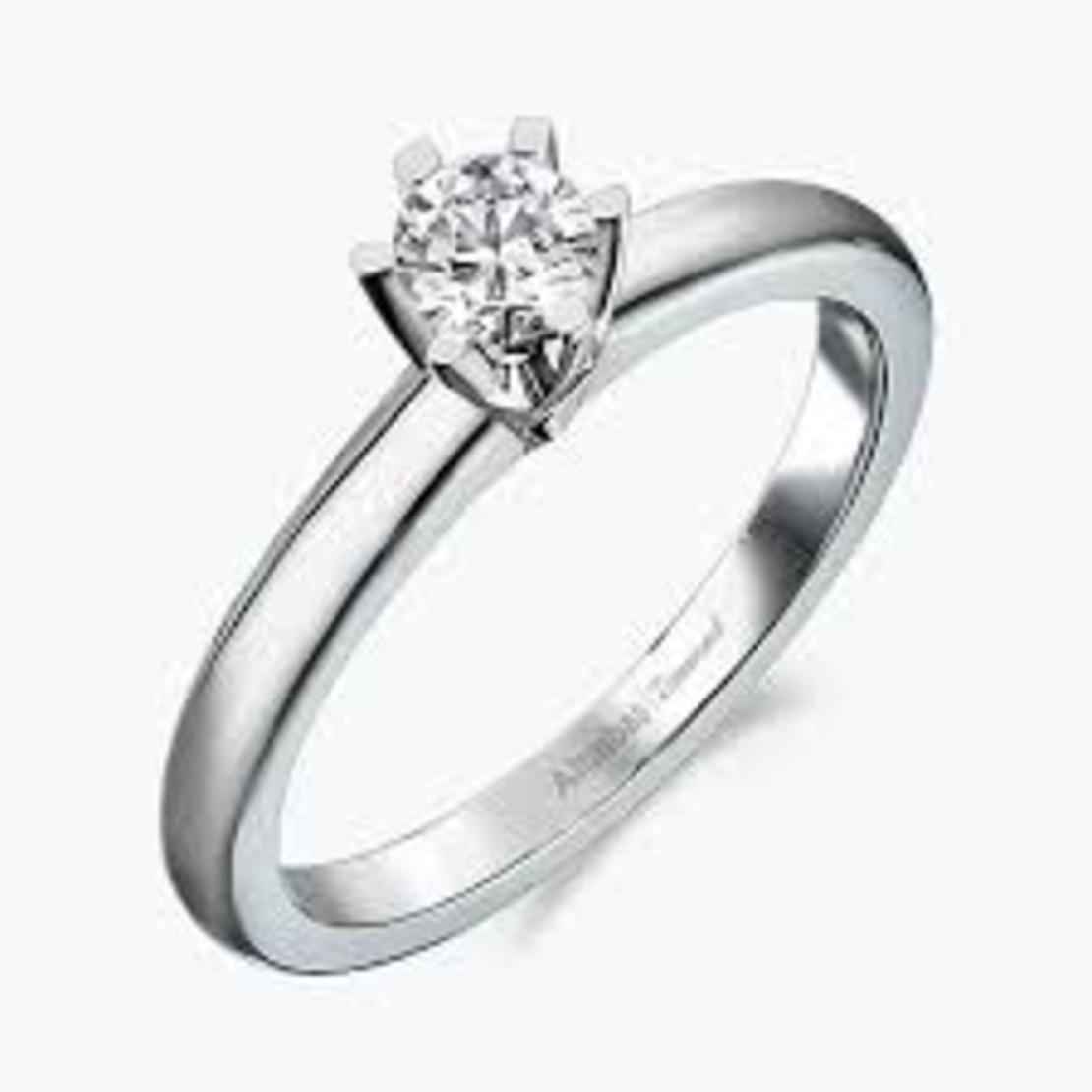 0.50 ct White gold diamond ring