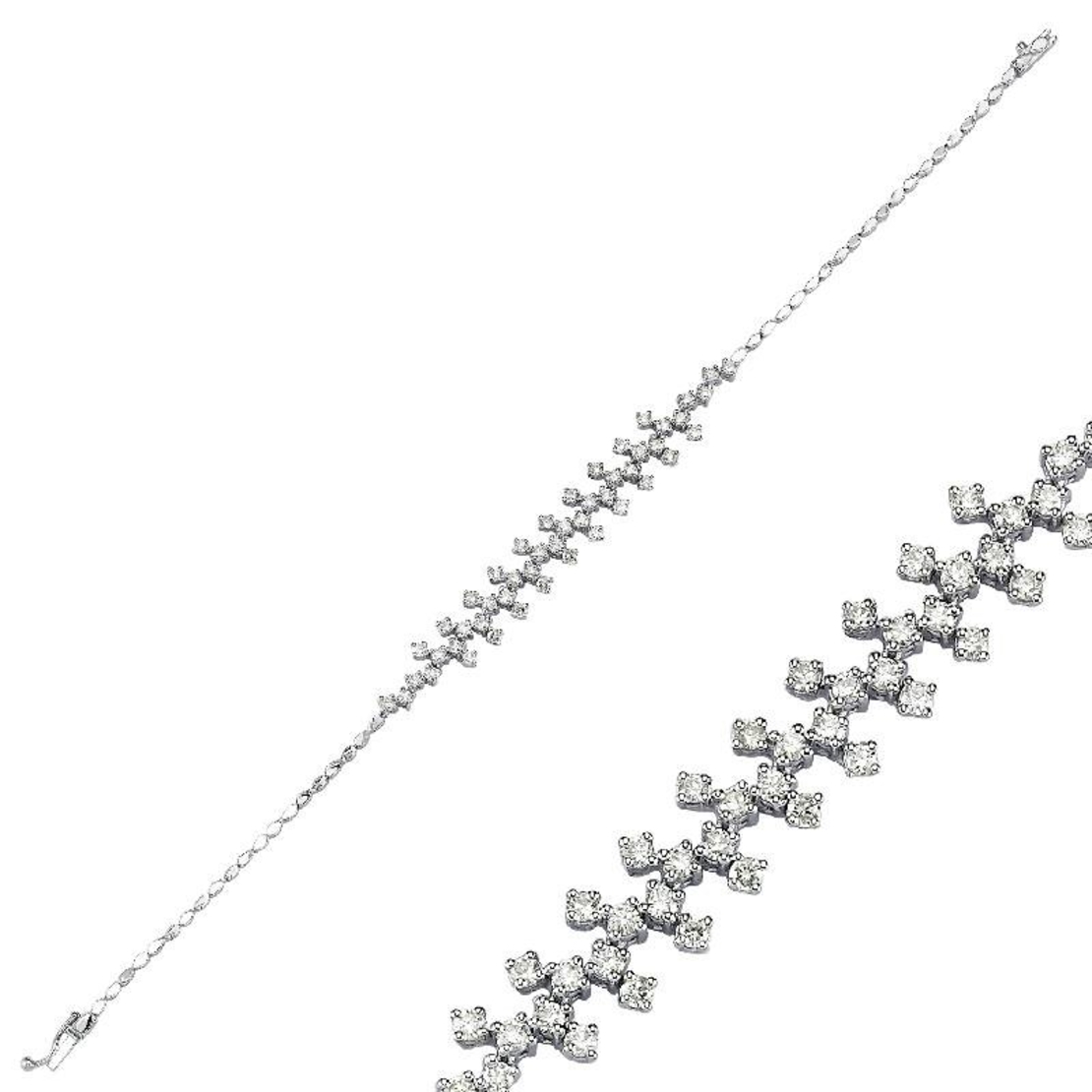 Bracelet with diamonds 1.28 ct