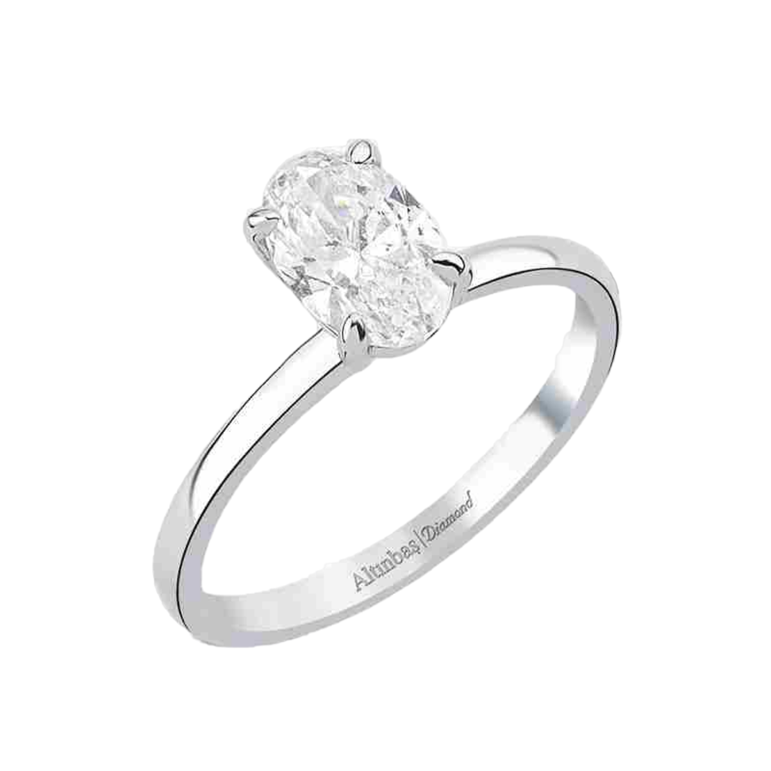0.91 ct Oval diamond ring