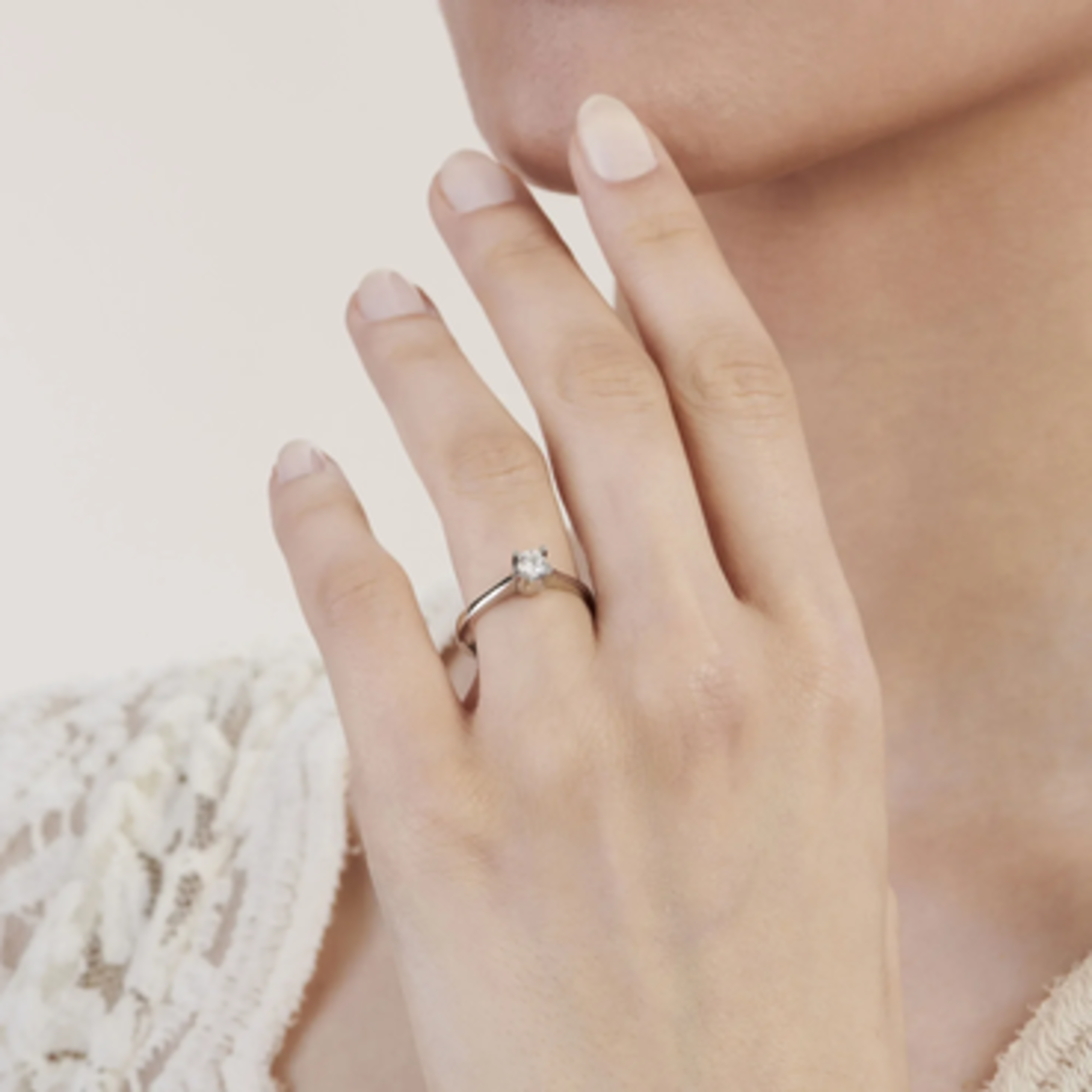 0.33 ct engagement diamond ring