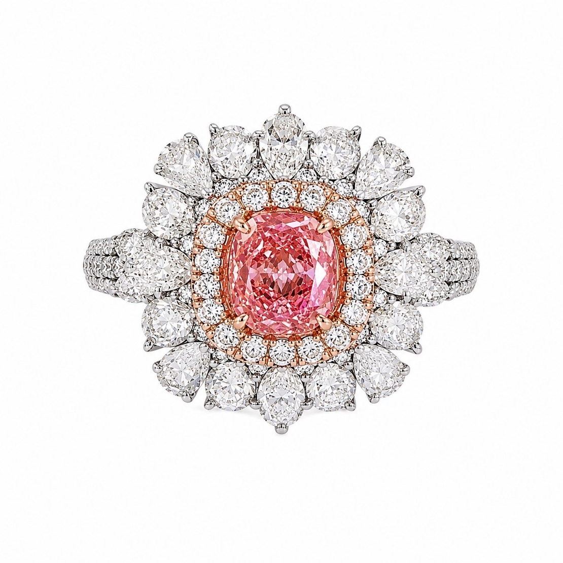 2.78 k Pink Diamond Ring