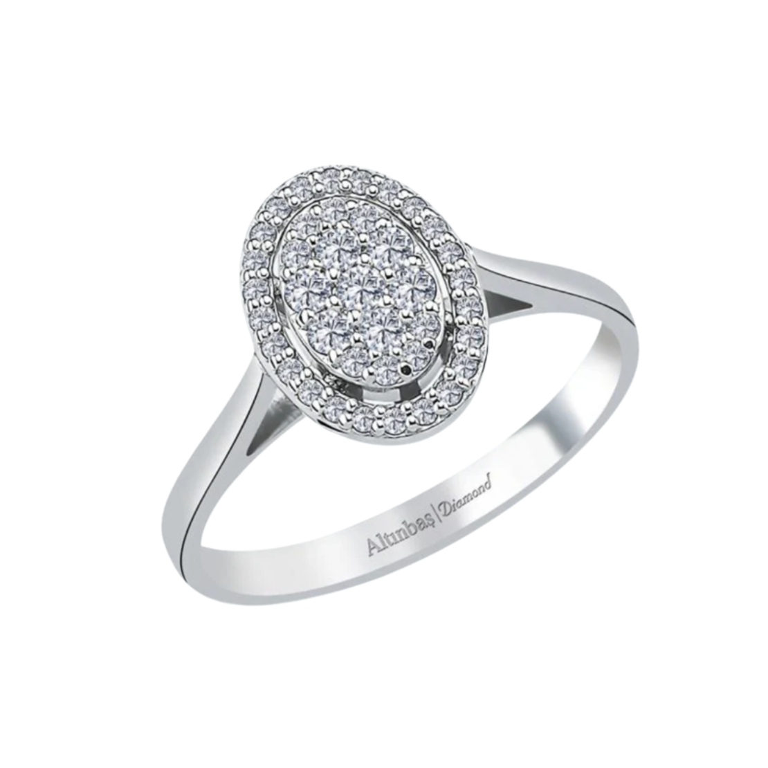 Кольцо с бриллиантом 0,24 карата