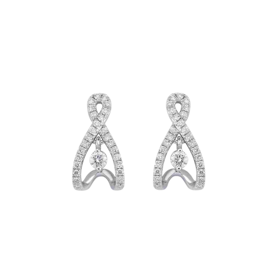 0.44 ct Diamond earrings