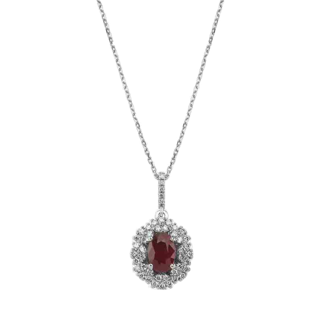 5.19 ct Set with rubies and diamonds