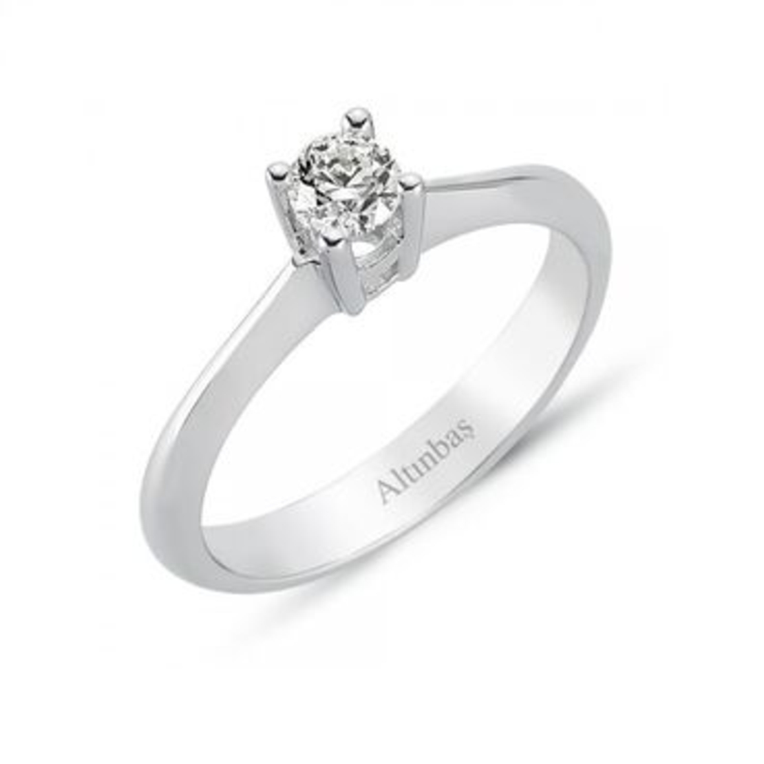 0.82 ct Diamond white gold ring